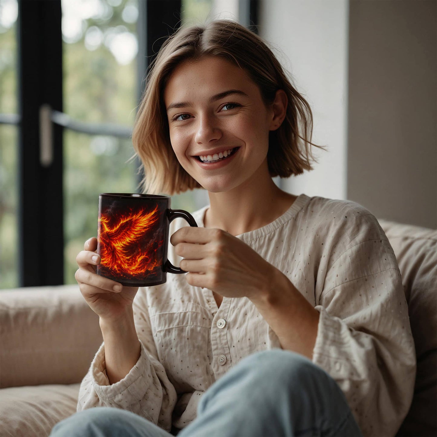 Fiery Wings Phenix Coffee Mug
