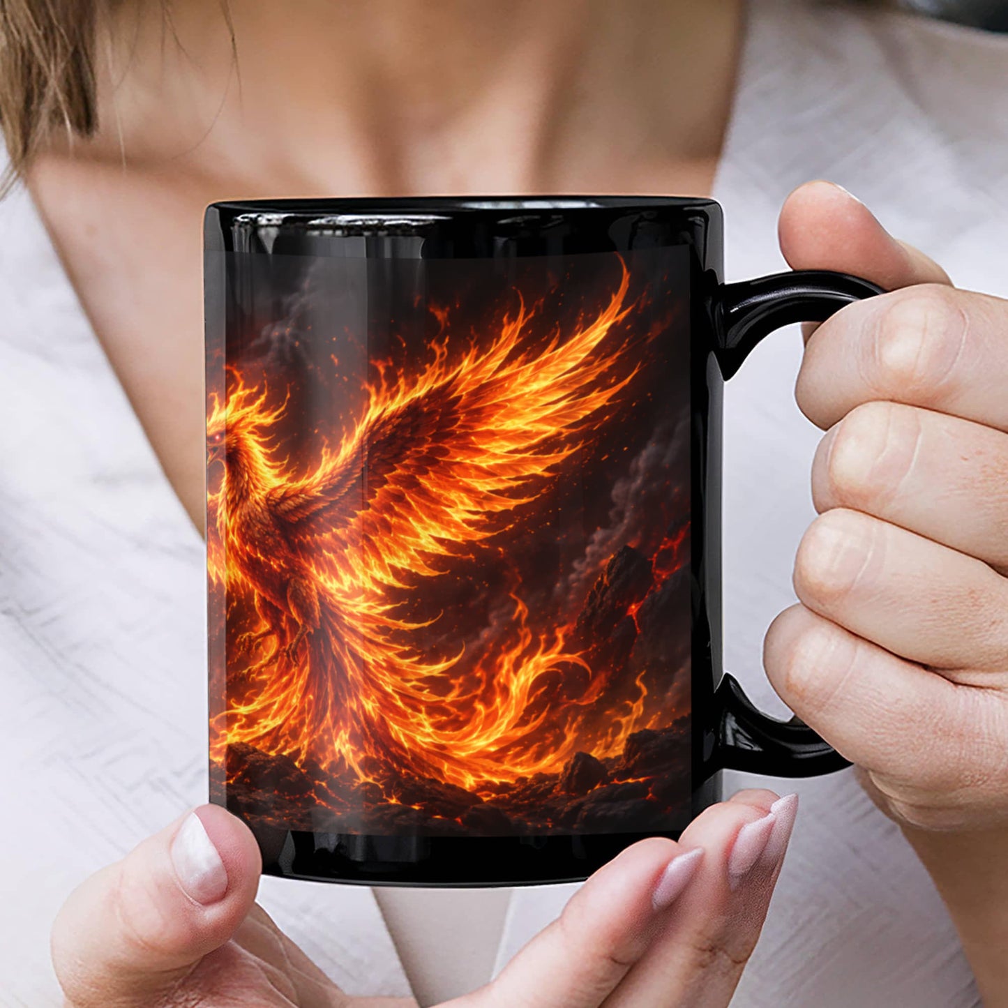 Fiery Wings Phenix Coffee Mug